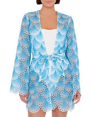 Jessie Bubble Wave Lace Swim Cover Up
