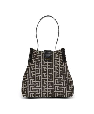 Release Bucket Bag in Jacquard and Calfskin