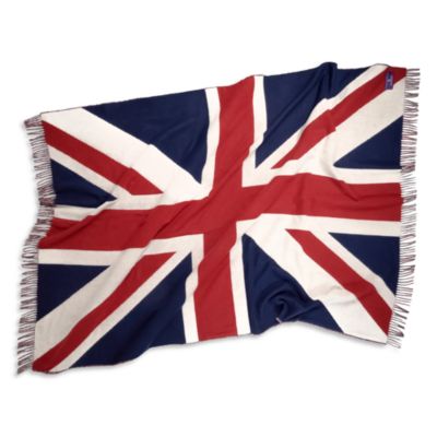 Union Jack Merino Wool Throw