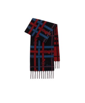  Belt Check Cashmere Scarf