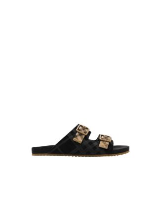  Men's Check Suede Urchin Sandals