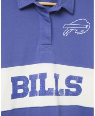  Women's NFL Buffalo Bills Rugby Long Sleeve Sweater