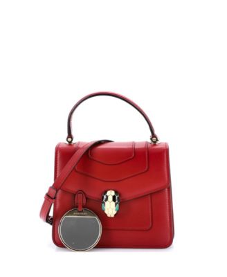 Small Serpenti Forever Top Handle Bag Leather