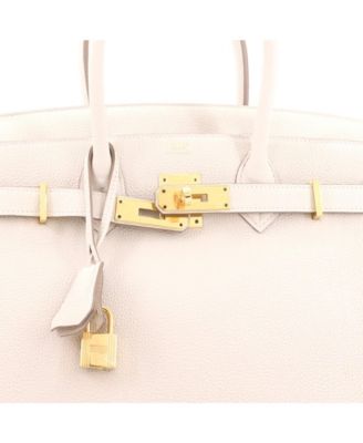 Birkin 30 Handbag Light Togo with Gold Hardware