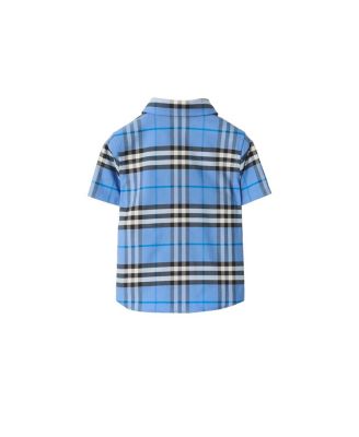 Boys' Check Cotton Oxford Shirt - Baby, Little Kid