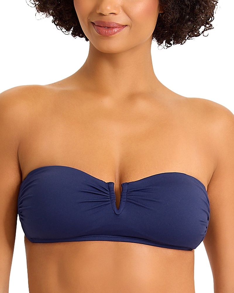 Tommy Bahama Pearl Notched Front Bandeau Top