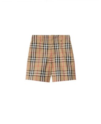 Boys' Check Cotton Oxford Shorts - Little Kid, Big Kid