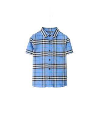 Boys' Check Cotton Oxford Shirt - Little Kid, Big Kid