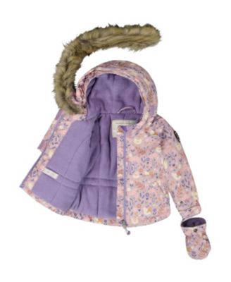  Girls' Two-Piece Play Snowsuit Cat Jacket - Baby, Little Kid