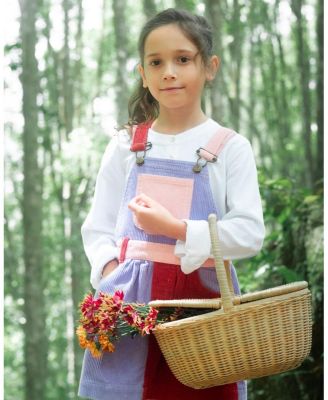 Girls' Rosebed Chunky Cord Overall Dress - Baby, Little Kid