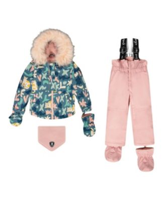  Girls' Two-Piece Play Snowsuit - Baby, Little Kid