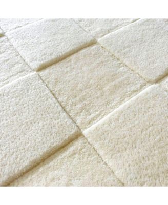  Rug Checkerboard 3.9 x 5.9 ft