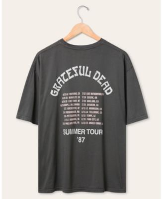  Unisex Grateful Dead Summer Tour '87 Oversized Tee