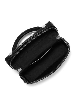 Jana Mini Studded Leather Top Handle Crossbody