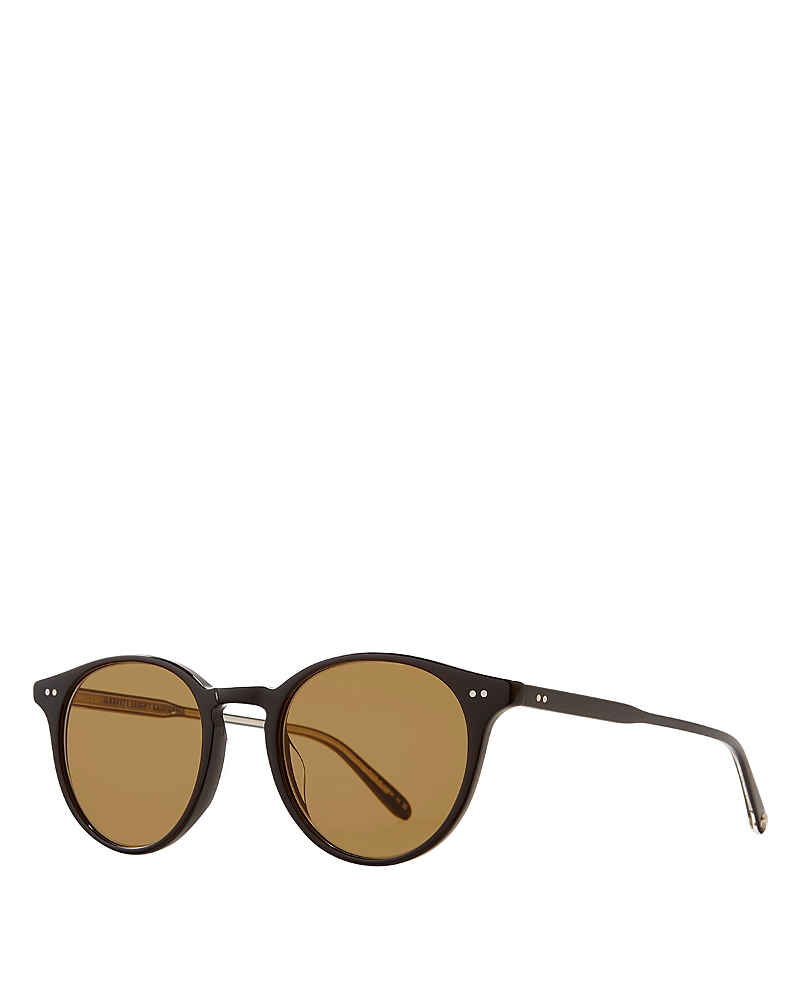 Garrett Leight Clune Round Sunglasses, 47mm