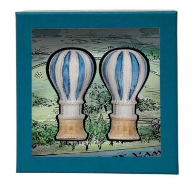 L'Amour Toujours Hot Air Balloon Salt and Pepper Shaker Set