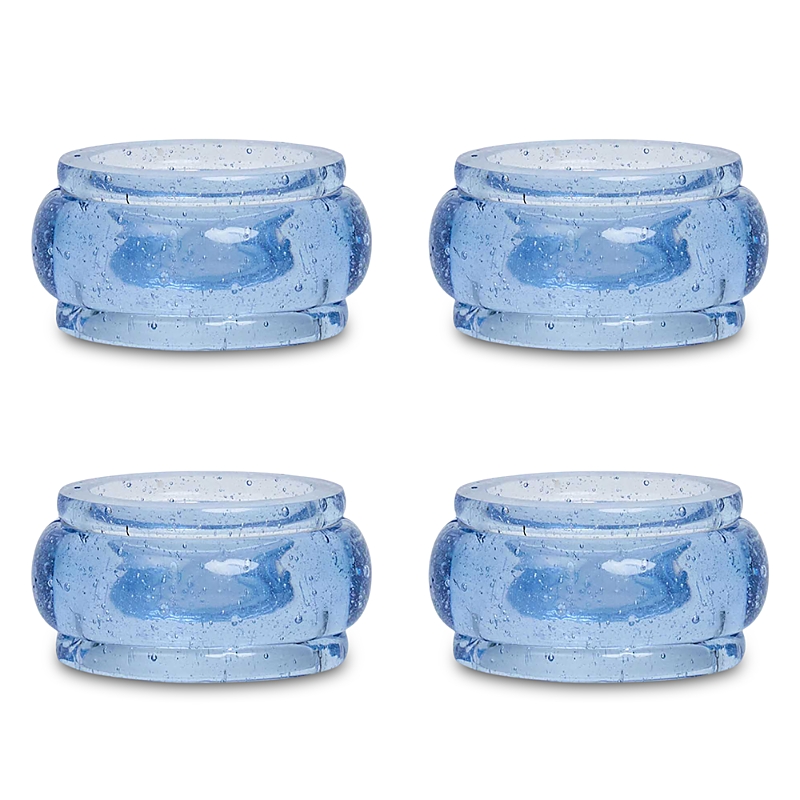 Juliska Provence Napkin Ring, Set Of 4 In Blue