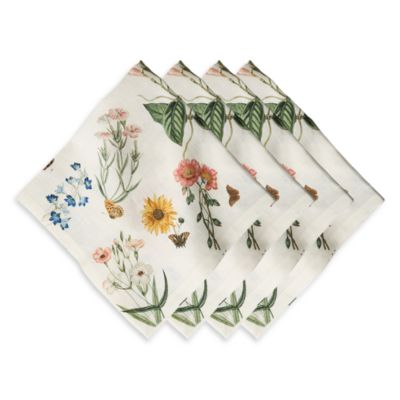 Floral Garden Napkins, Set of 4