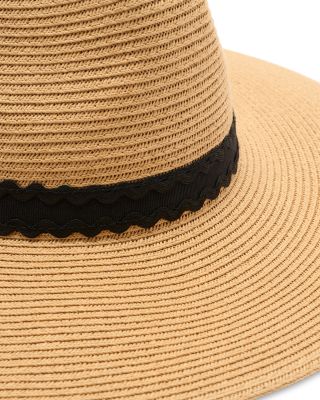 Avery Straw Fedora 