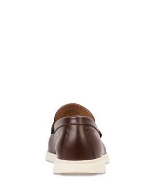 Men's Sienne Brown Leather Loafers