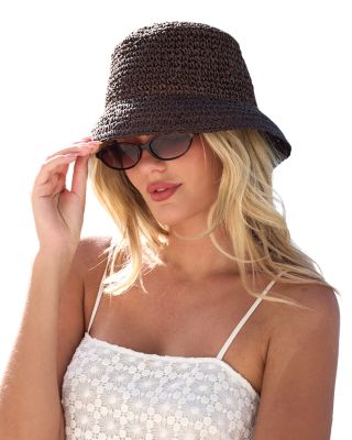 Autumn Straw Bucket Hat