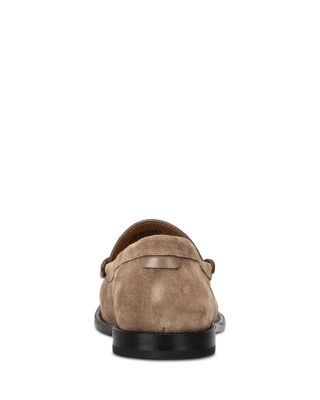 Men's Tevan Beige Suede Loafers