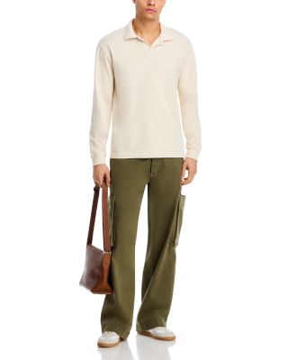 Long Sleeve Cotton Polo Shirt