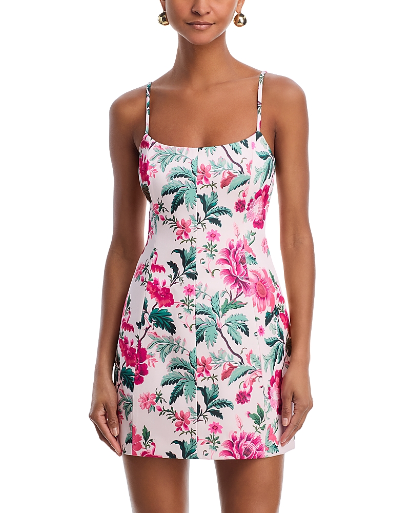 French Connection Christa York Satin Floral Mini Dress