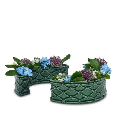 Berry & Thread Petite Parterre Garden Half Circle Vase, Set of 2
