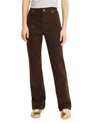 Better Than Suede Good True Straight Faux Suede Pants