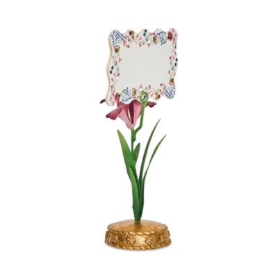 Meadow Walk Iris Place Card Holder