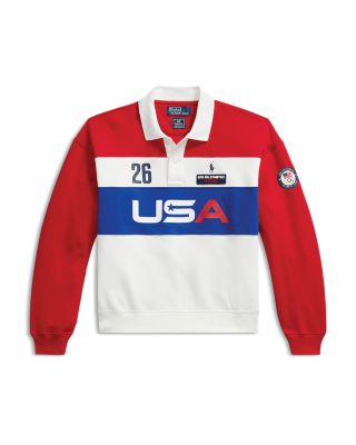 Team USA Graphic Polo Collar Pullover