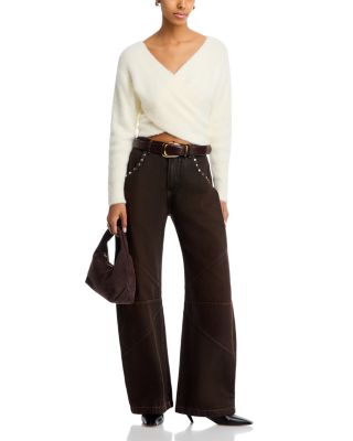 Antonella Crossover Pullover Top