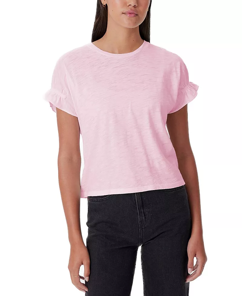 Goldie Lewinter Signature Slub Puff & Ruffle Sleeve