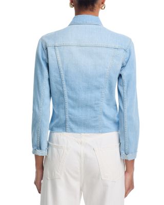 Janelle Slim-Fit Raw Denim Jacket