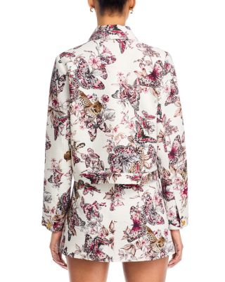 Nyx Crop Jacket & Cyra Low Rise Mini Skirt