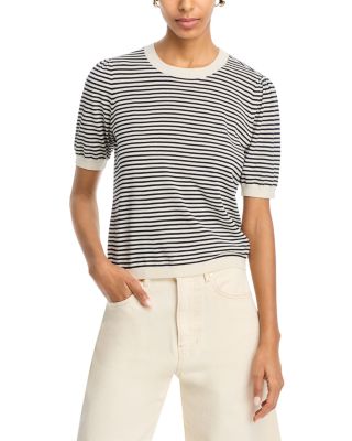 The Striped Gathered Sweater