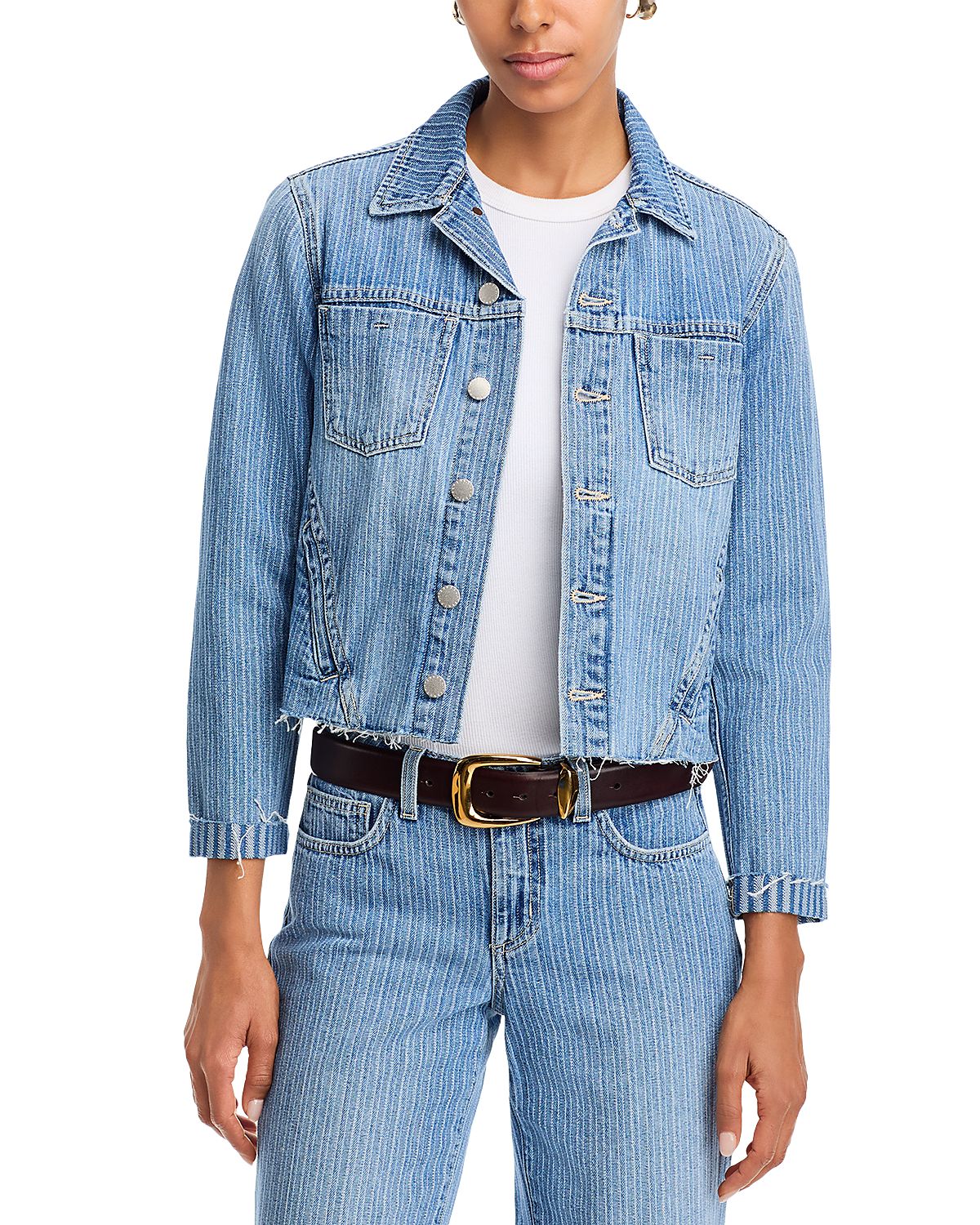 L'Agence Janelle Slim Raw Jacket