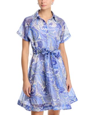 Collared Short Sleeve Dress