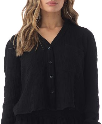  Kotys Textured Button Up Shirt