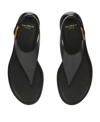  Women's Anthem Flat Toe Post Sandals in Lambskin Leather