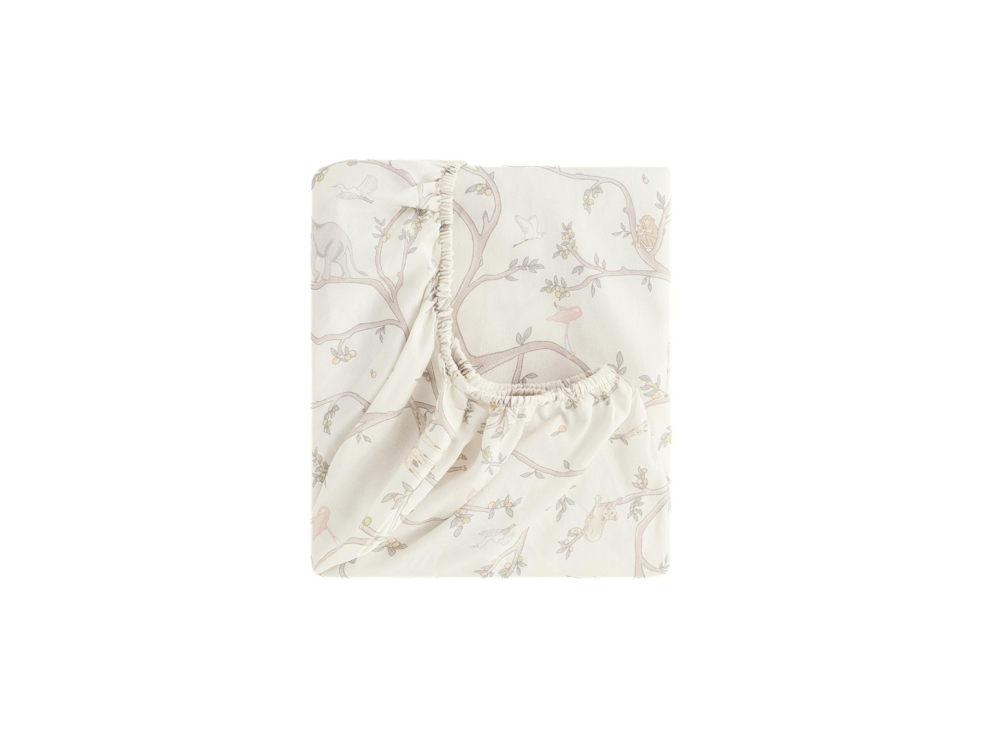 Animal Parade Crib Sheet - Image 1