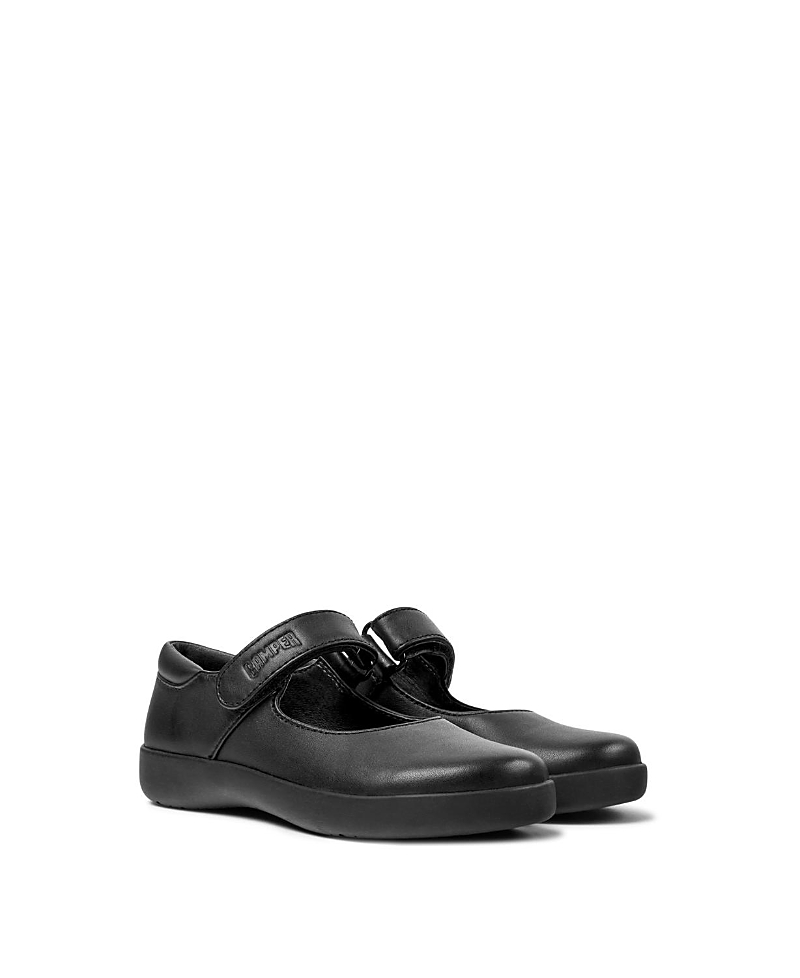 Camper Girls' Spiral Comet School Uniform Leather Mary Janes - Toddler, Little Kid, Big Kid