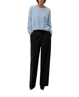 Relaxed Drop-Shoulder Cashmere Sweater