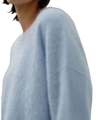  Relaxed Drop-Shoulder Cashmere Sweater