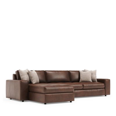 Mulholland 2 Piece Leather Sectional