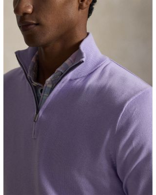 Quarter Zip Mockneck Sweater