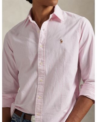 Classic Fit Striped Oxford Shirt