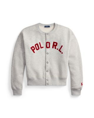 Logo Fleece Cardigan