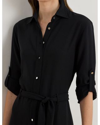 Double Faced Georgette Shirtdress